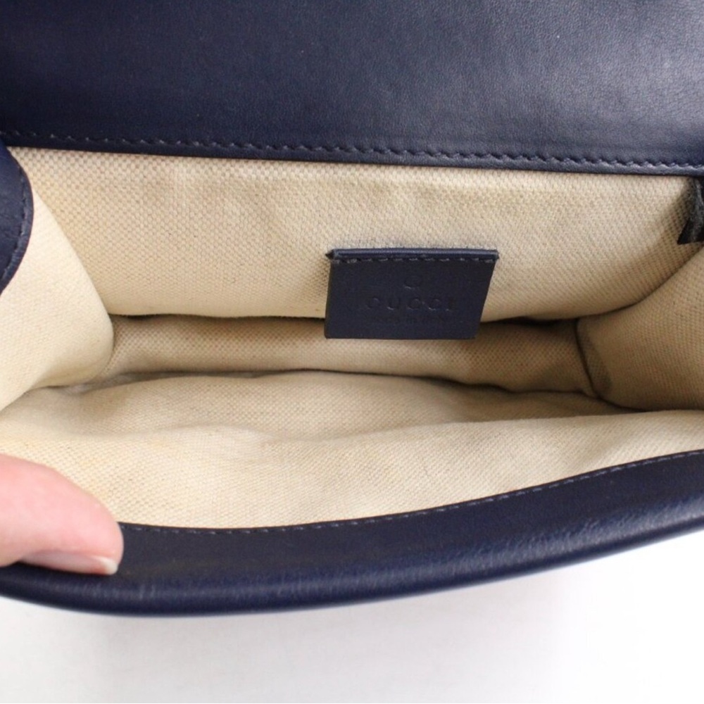 GUCCI Calfskin Crystal Snake Embroidered Mini Dionysus Shoulder Bag. Very rare - Picture 7 of 10